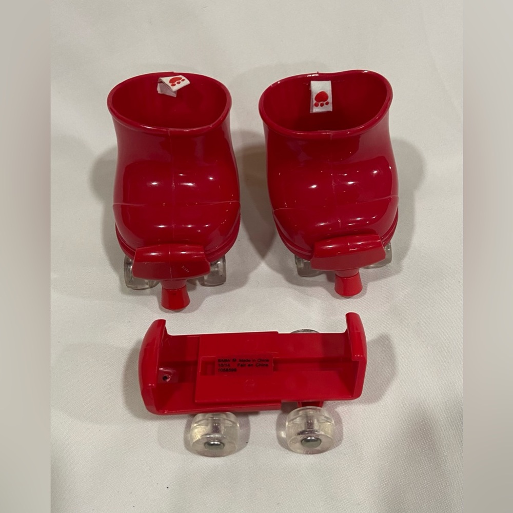 Build-A-Bear Red Roller Skates